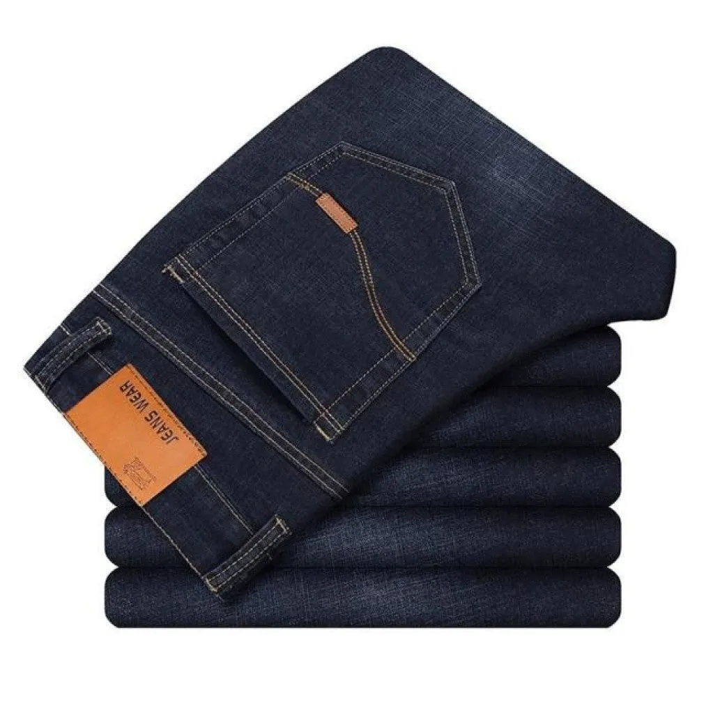 ContiNent 33 Men  Classic Jeans Jean Homme Pantalones Hombre Men  Mannen Soft Black Biker Masculino Denim Overalls Mens Pants