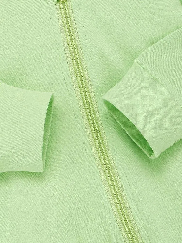 Light Green Dinosaur Hooded Onesie with Coloured Spikes 6 to 24 months