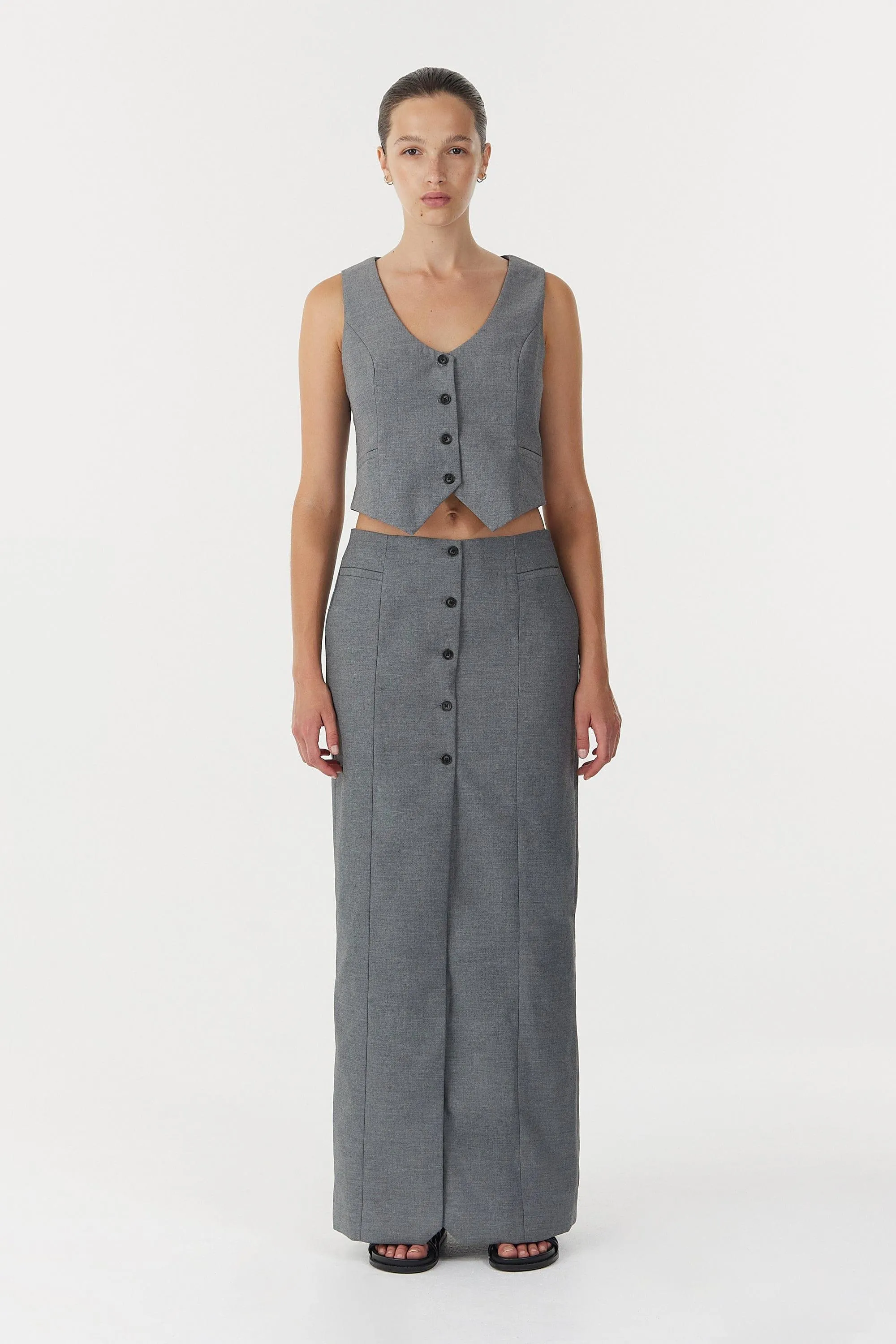 METROPOLIS WAISTCOAT | SMOKE
