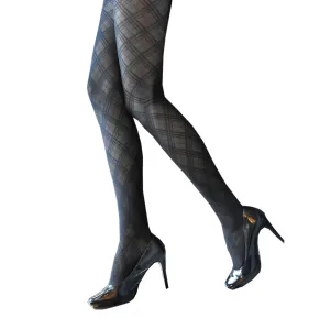 Plaid Argyle Dark Academia Tights
